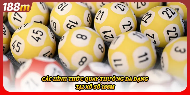 Các hình thức quay thưởng đa dạng tại xổ số 188M