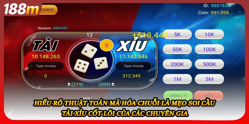 Hiểu rõ thuật toán mã hóa chuỗi là mẹo soi cầu tài xỉu cốt lõi của các chuyên gia